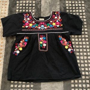 Embroidered top